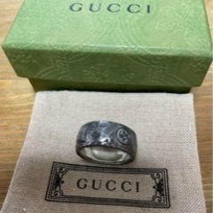 値引き中！！GUCCI グッチ　キャットヘッドシルバーリング　23号の画像