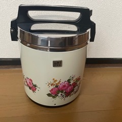 レトロな新品保温ヂャーの画像