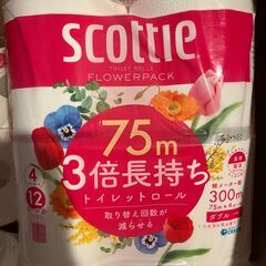 スコッティ　3倍長持ち　ダブル　4ロール入り×6　受け取りに来ていただける方限定の画像