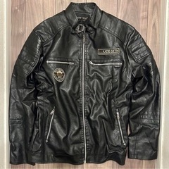 古着　服/ファッション ジャンパー 革ジャン　ジャケット　革の画像