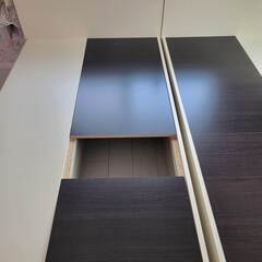 シングル ベッドフレーム ベッド下スライド大容量収納付き 2つ 【Every