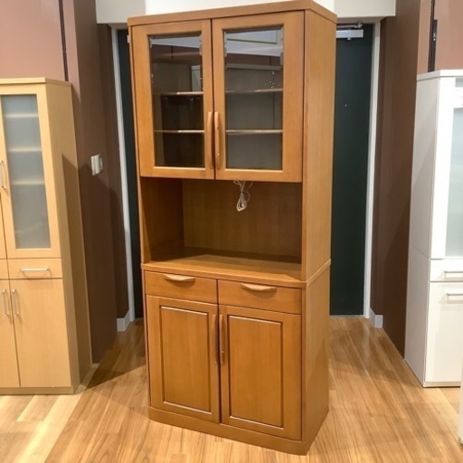 【トレファク神戸南店】レンジボード 2枚扉【取りに来られる方限定】