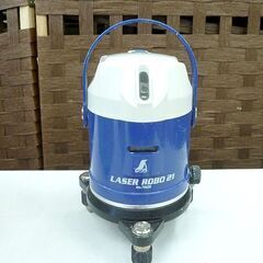 シンワ測定 レーザーロボ21 76626 レーザー墨出し器 縦・横ライン・地墨 ケース付き 札幌 北20条店の画像