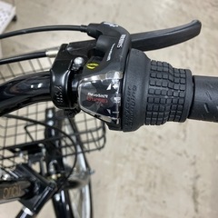 ロ2403-303 CAPTAIN STAG 20インチ 折りたたみ自転車 Oricle ブレーキ確認済み 6段変速の確認はしてません 店舗ではタイヤの空気は入れられません キズ汚れ有り の画像