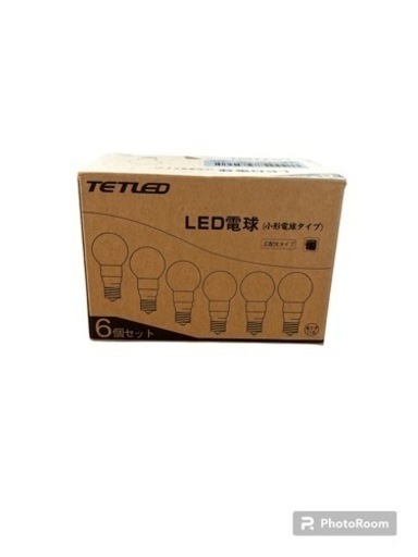 LED電球（小型電球タイプ） 6個セット　電球色 E17口金　 調光対応　広配光タイプ