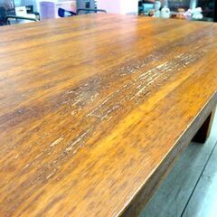 カントリー調 ローテーブル 幅：約95cm 北欧 家具 センターテーブル 座卓 無垢材 札幌市 中央区 南12条の画像