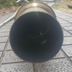 インプレッサwrx　GDB, GDA用　砲弾マフラー　BLITZサスパワーセット　の画像