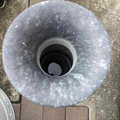 大理石☆重厚な花瓶?傘立?の画像