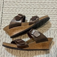 【29日に終了します！】ビリケンシュトックヒールサンダルの画像