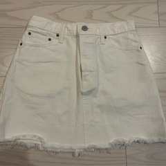 SLY ホワイトデニムスカート