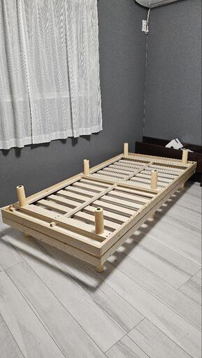 取引済　家具 ベッド シングル　すのこベッド