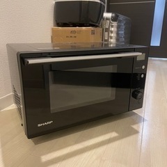 シャープSHARP オーブンレンジ (こまりまゆ) ドーム前のキッチン