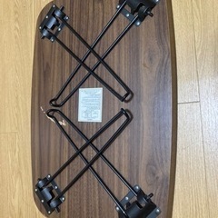 ウッド調　ローテーブルの画像