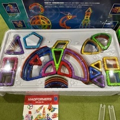 正規品⭐︎MAGFORMERS/マグフォーマー◇クリエイティブセット90＋カーニバルセット46（廃盤品）まとめ売りの画像