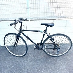 美品】最終値下げ⭐︎人気のクロスバイク(ブラック)