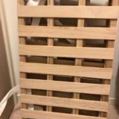 セミシングル　すのこベッドの画像