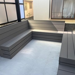 お洒落　外構工事　愛媛県　ウッドデッキ　テラス　LIXIL 樹ら楽ステージ　造作　オンリーワン　リフォーム　新築の画像