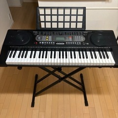 電子キーボード(61鍵,ケース・スタンド付き)　Play Tou...