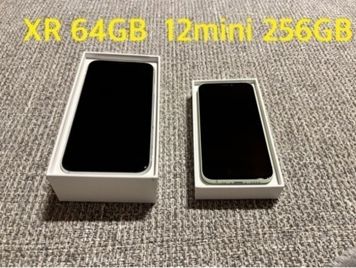 iPhone XRとiPhone 12mini
