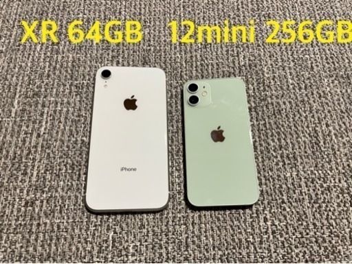 iPhone XRとiPhone 12mini