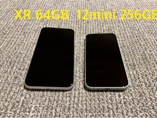 iPhone XRとiPhone 12mini