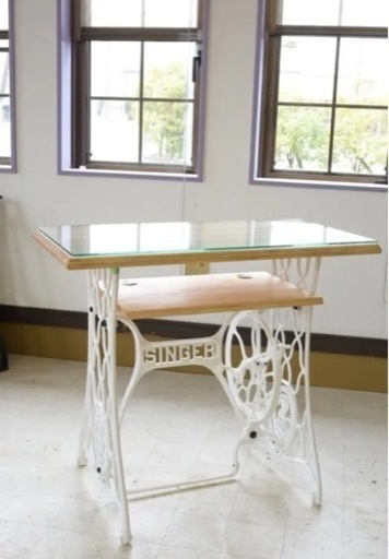 【現金払い可】singerアンティークデスク