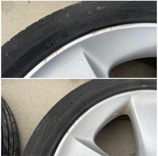 30プリウス　ツーリング　純正ホイール　17インチ車のパーツ タイヤ、ホイール