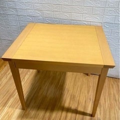 大塚家具 折り畳みテーブル 天然木 エクステンションテーブル