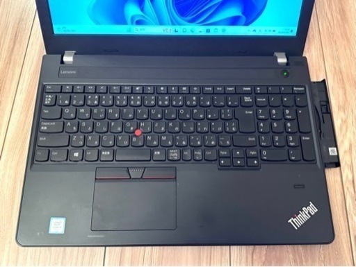 305-4第7世代 Core i5搭載 SSD250GB メモリ8GB LENOVO ThinkPad E570 Windows11 カメラ 10キー 中古 ノートパソコン 15.6