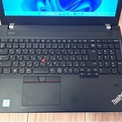 305-4第7世代 Core i5搭載 SSD250GB メモリ8GB LENOVO ThinkPad E570 Windows11 カメラ 10キー 中古 ノートパソコン 15.6 の画像