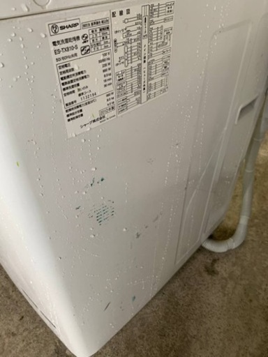 シャープ電気洗濯乾燥機　ES-TX810-S