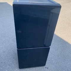 福岡市内配送無料　ユーイング U-ING UR-F110H-K [冷蔵庫 （110L・右開き） 2ドア ギャラクシーブラック]
