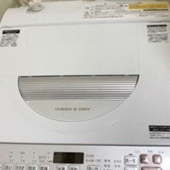 シャープ　乾燥機　洗濯機5.5kg 2022年製　ES-TX５Ｆの画像