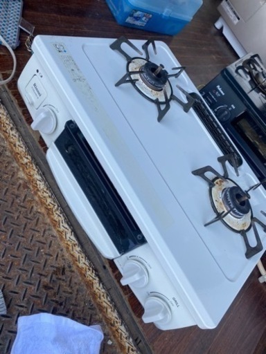 LPガス用　グリル付ガステーブル『HOWARO』（フロスティホワイト：ET33NJH4SY-W6）