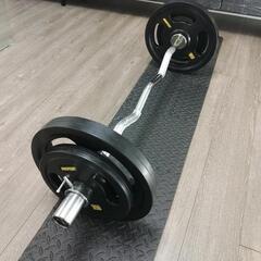  総額37510円 IROTEC アイロテック Wバー Wシャフト ダンベルシャフト ダンベルバー ダンベルウェイトセット 5kg 10kg
