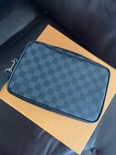 値下げ不可　ルイヴィトン　Louis Vuitton　2回のみ使用　N41664 ポジェットカサイ　ダミエ　クラッチバッグ