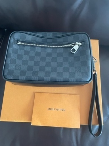 値下げ不可　ルイヴィトン　Louis Vuitton　2回のみ使用　N41664 ポジェットカサイ　ダミエ　クラッチバッグ