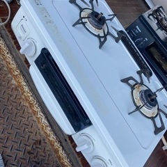 LPガス用 グリル付ガステーブル『HOWARO』（フロスティホワイト