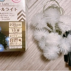 【1回のみ使用】屋外で使える防雨型　スノーボールライトの画像