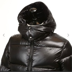 タトラスダウンジャケットブラックメンズの画像