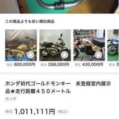 ゴールドモンキー未使用デッドストック0キロの画像