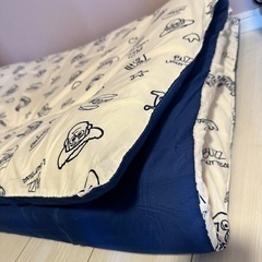 　【美品】トイストーリー　敷布団　青　シングル
