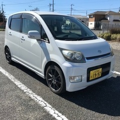 ダイハツ ムーブカスタム ターボ検付き