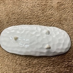 足付き楕円形の皿　５枚の画像