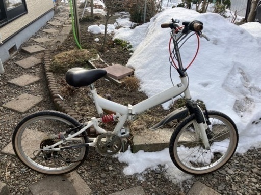 折りたたみ自転車　6段切り替え付き！