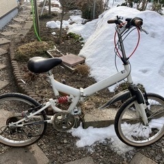折りたたみ自転車　6段切り替え付き！の画像