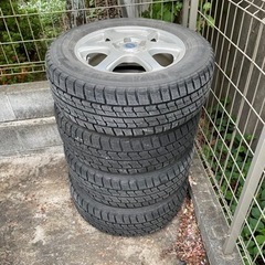 【即決価格】スタッドレスタイヤ＋ホイール4本セット 215/65R16 インチ　ミニバン用の画像
