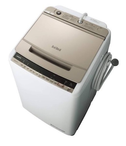 中古格安！日立の人気洗濯機 ビートウォッシュ BW-V80E　 2020年製