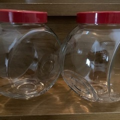 イタリア製強化ガラス瓶 1.8L　梅酒 駄菓子入れの画像