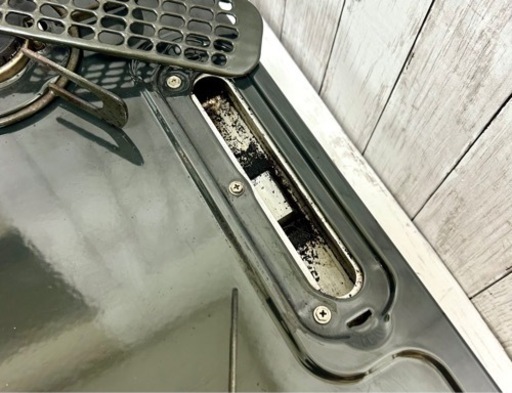 お引取り限定 19年製 リンナイ 都市ガス用コンロ 2口ガステーブル KGM64BK2L 12A•13A